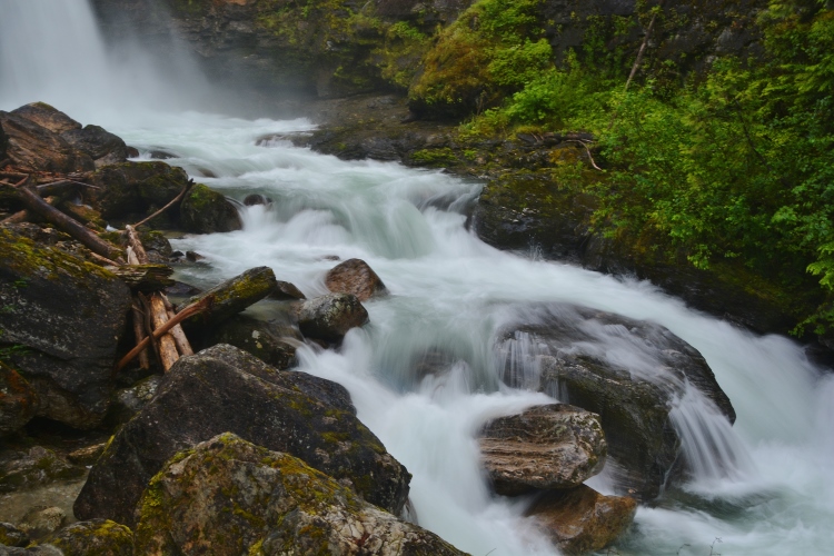 Blanket Creek Provincial Park waterfall 